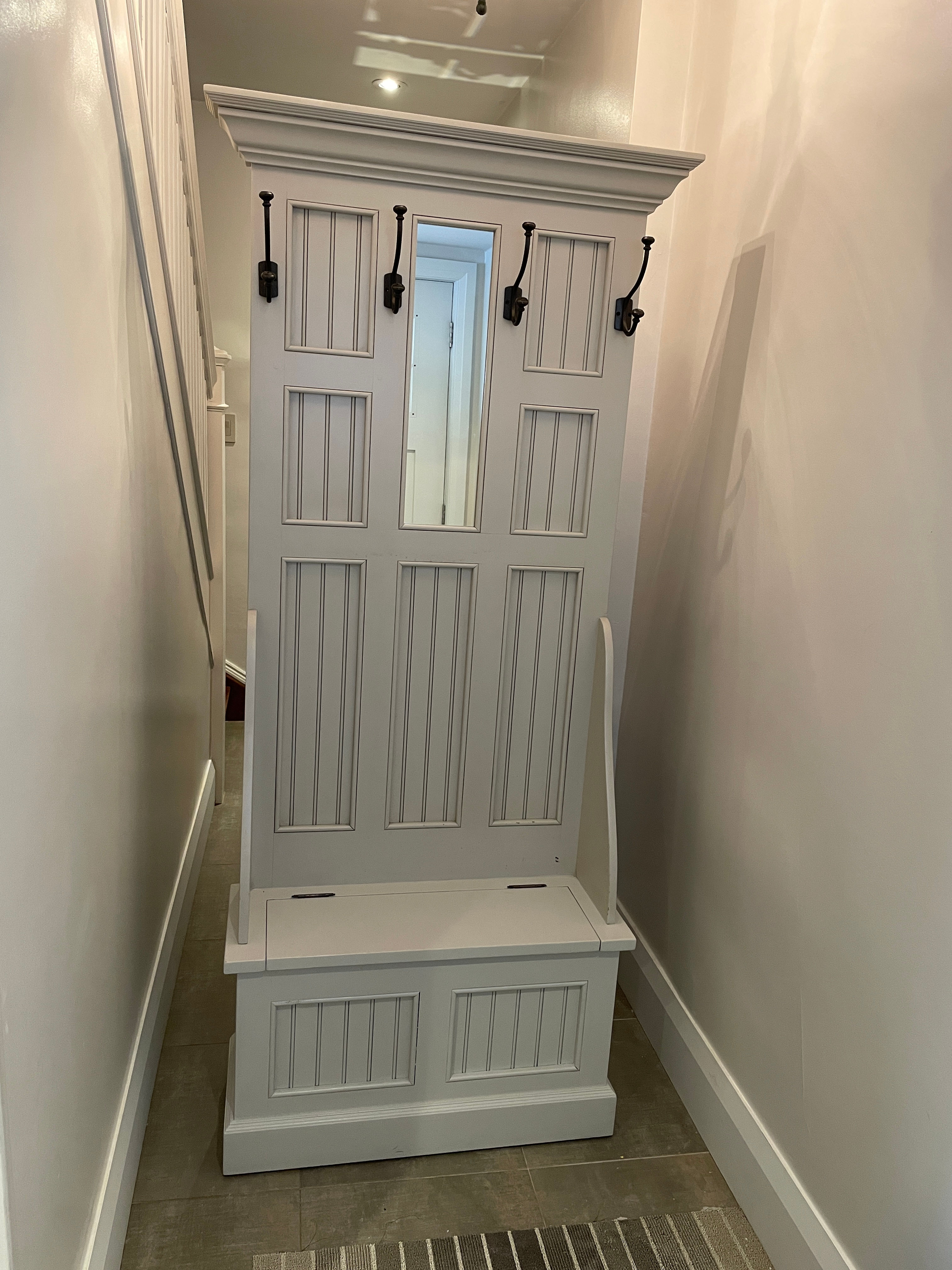 Lot 70 - Hall Coat Stand w/ Storage (Retail $2,200)