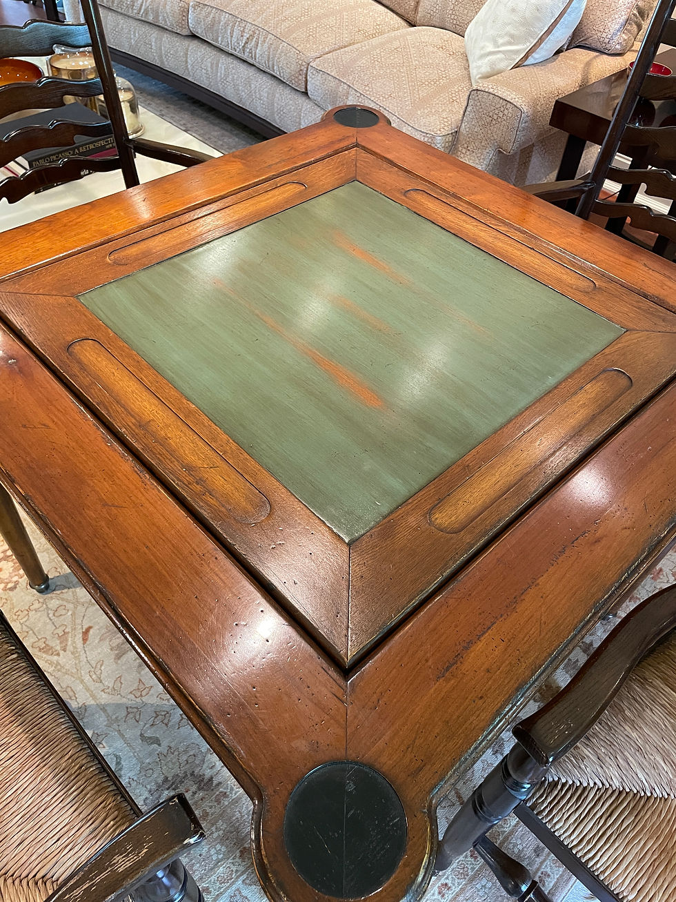 Thumbnail: Lot 19 - Antique Games Table & Chairs  (Retail $4,650)