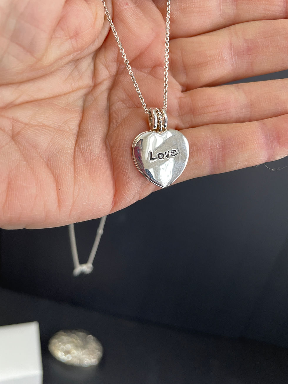 Thumbnail: Lot 91 - Pandora Sterling Silver Heart Necklace, etc.