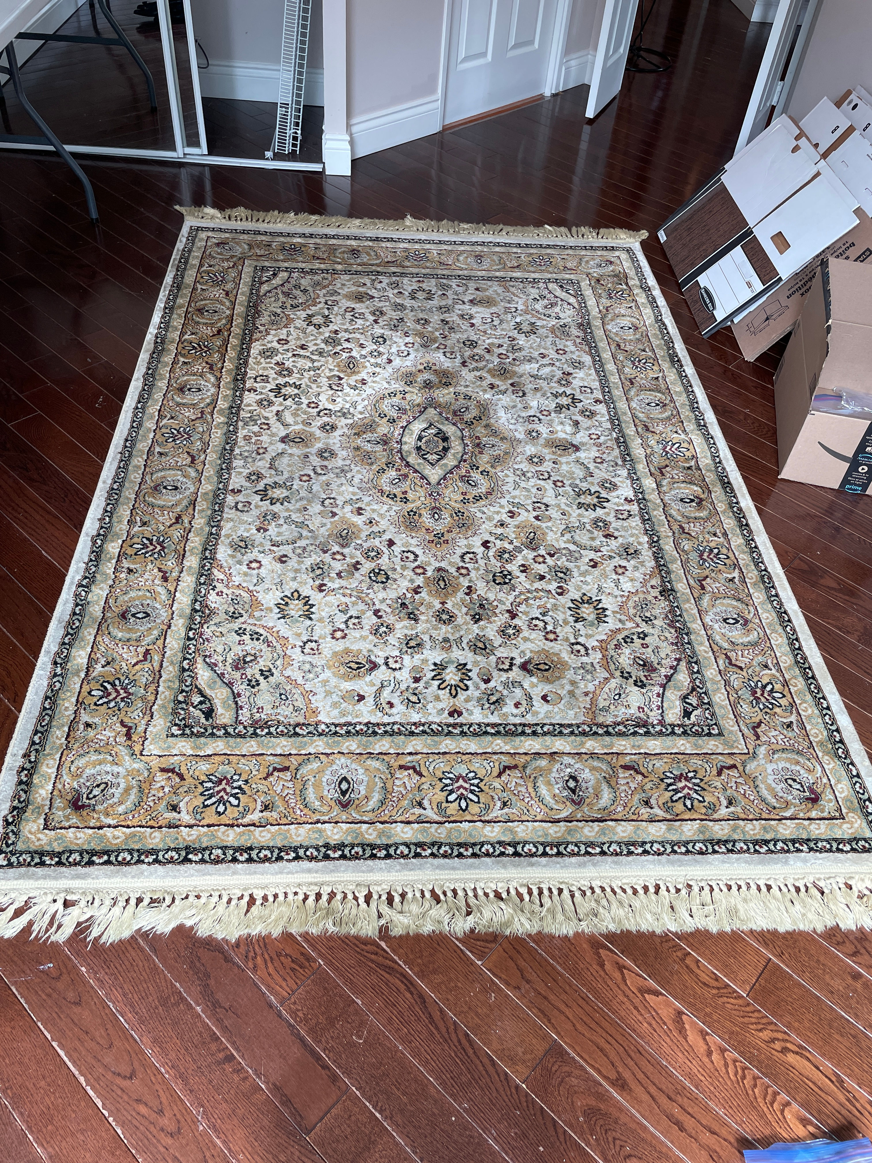 Lot 36 - Synthetic Carpet (Gold/Yellow/Black)