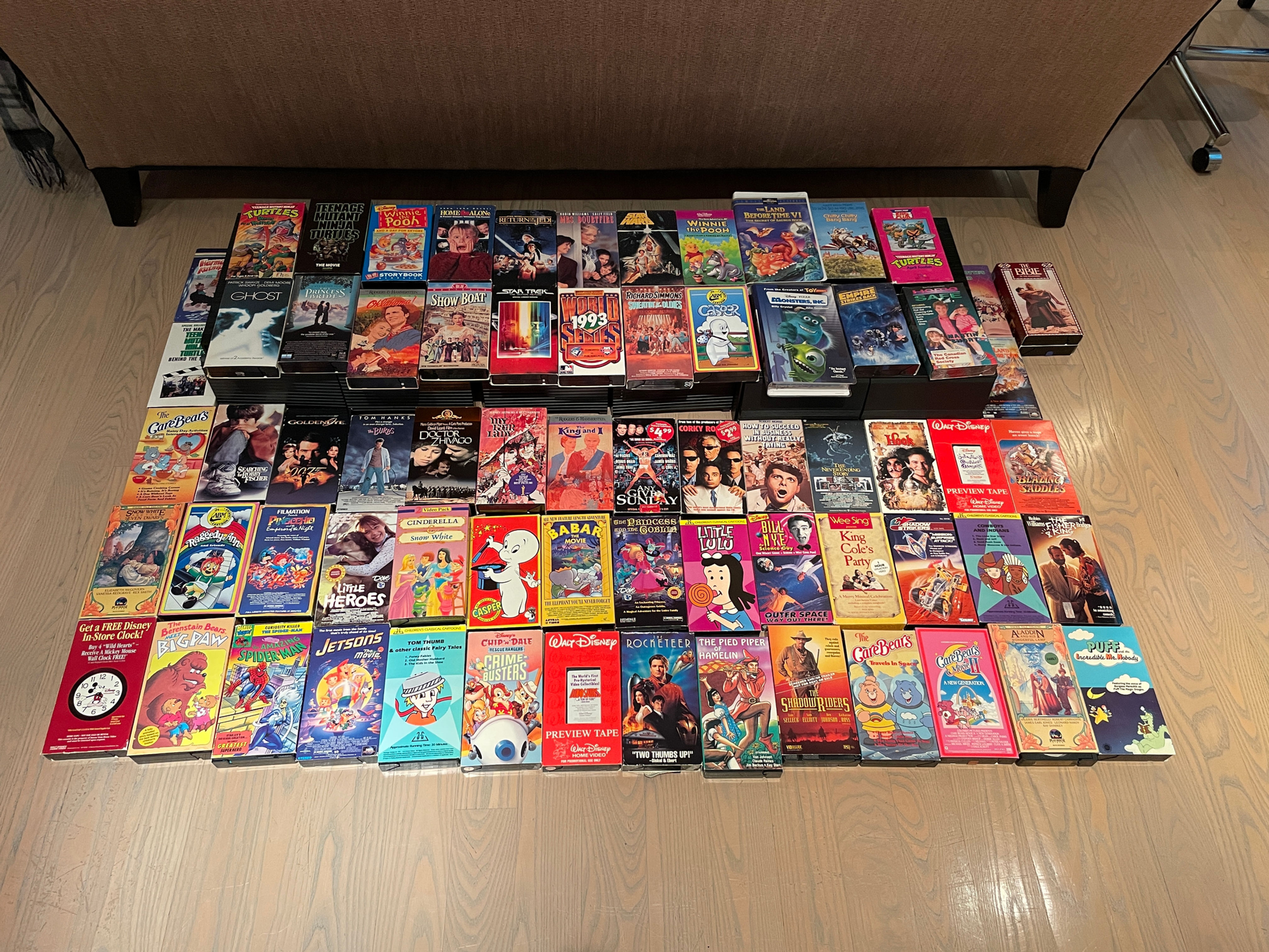 Lot 51 - Assorted VHS Tapes (Kids & Adults)