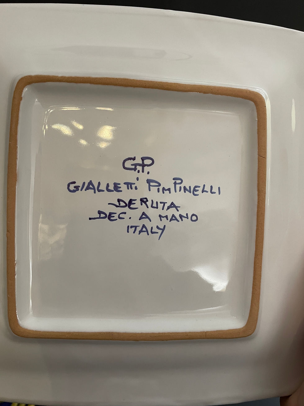 Thumbnail: Lot 41 - Plates made by Gialletti Pimpinelli (Retail $1,200)