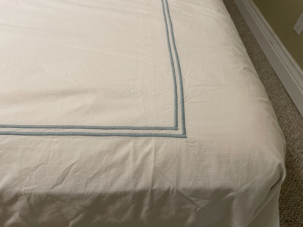 Thumbnail: Lot 129 - Bedding by Restoration Hardware (King Size)