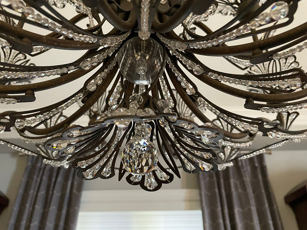 Thumbnail: Lot 31 - Stunning SCHONBEK Chandelier w/ Swarovski Crystals (Retail $15,000)