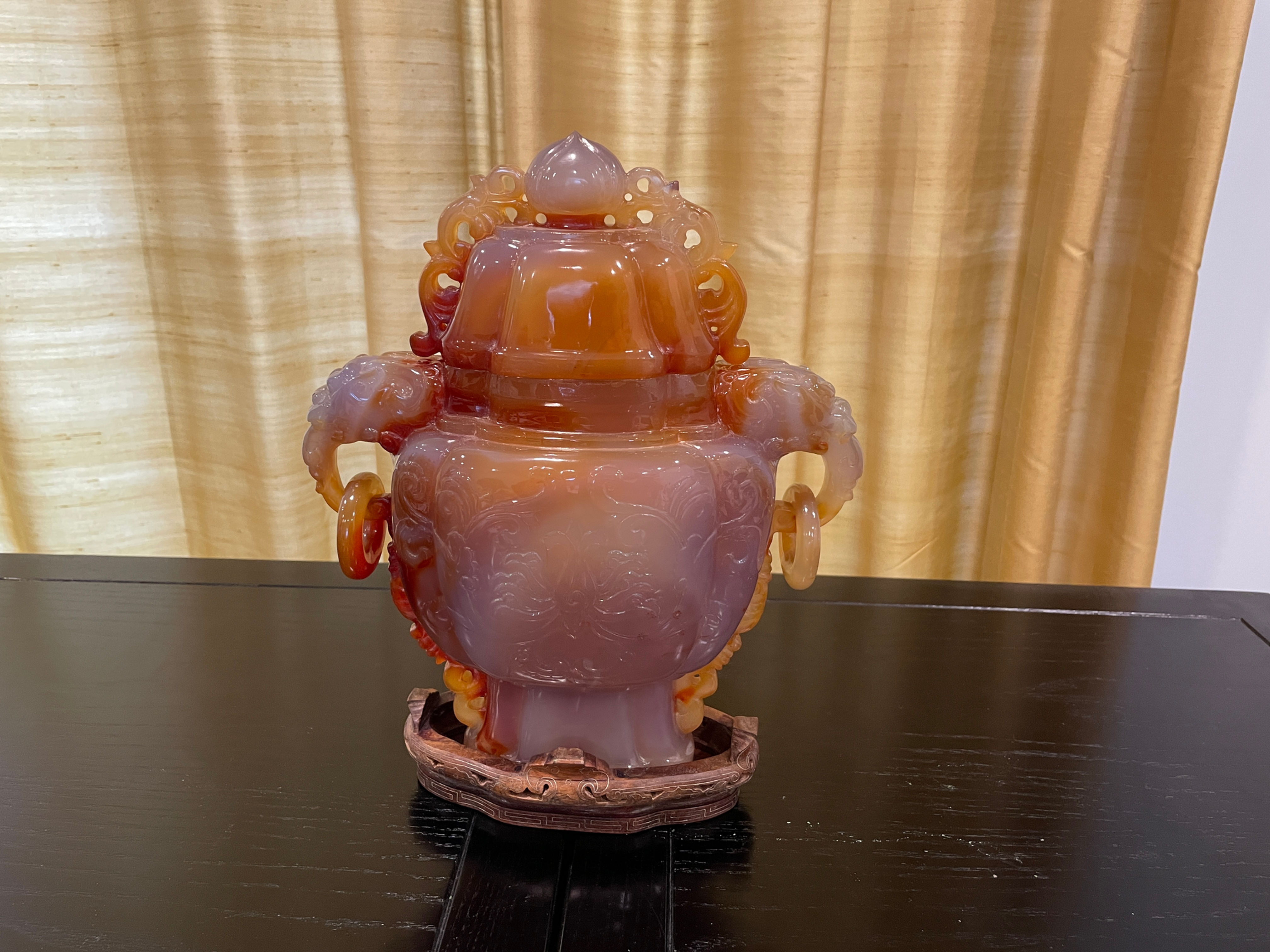 Lot 6 - Carnelian Red Agate Carving