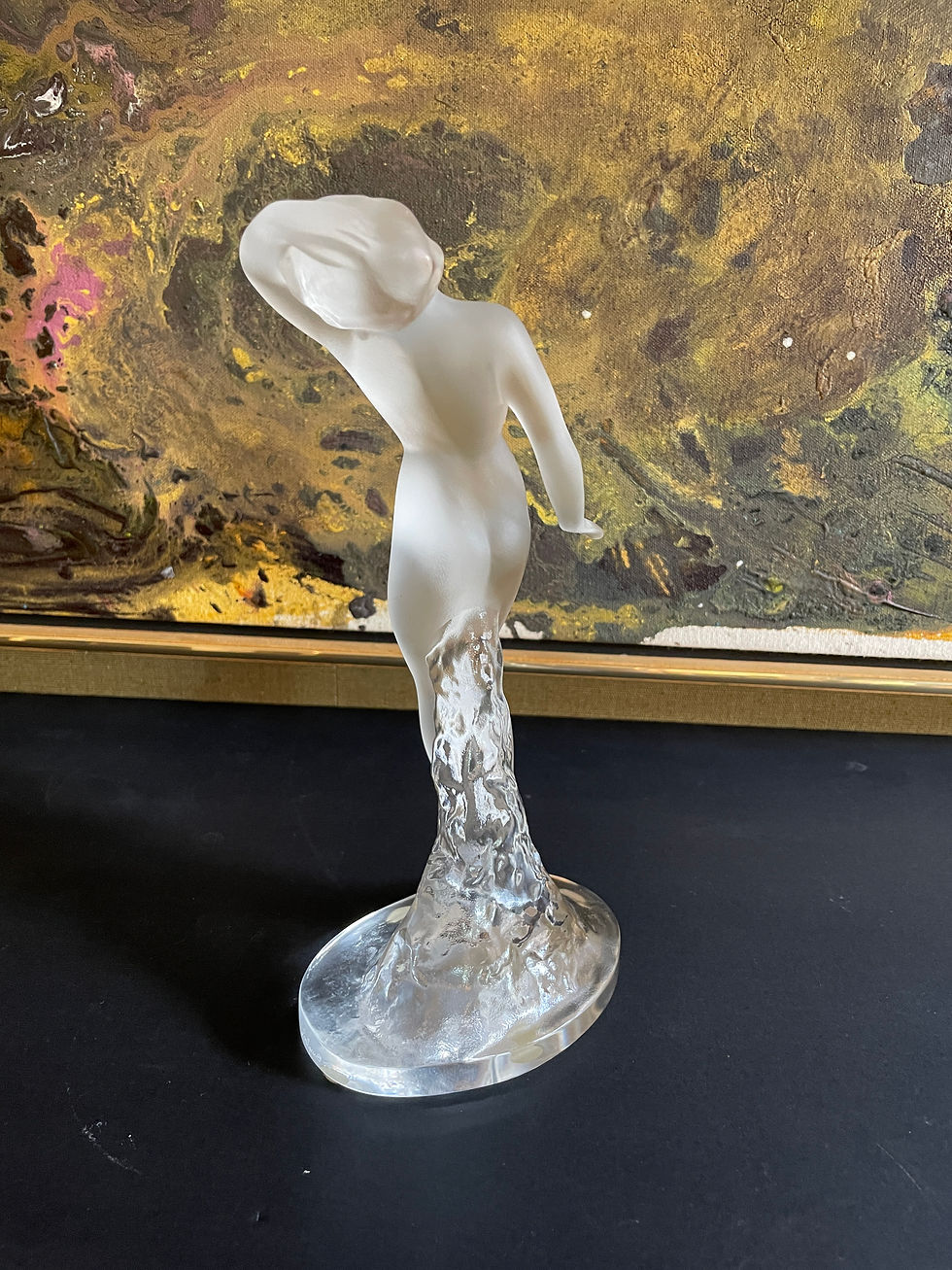 Thumbnail: Lot 21 - Lalique Female Nude Figurine