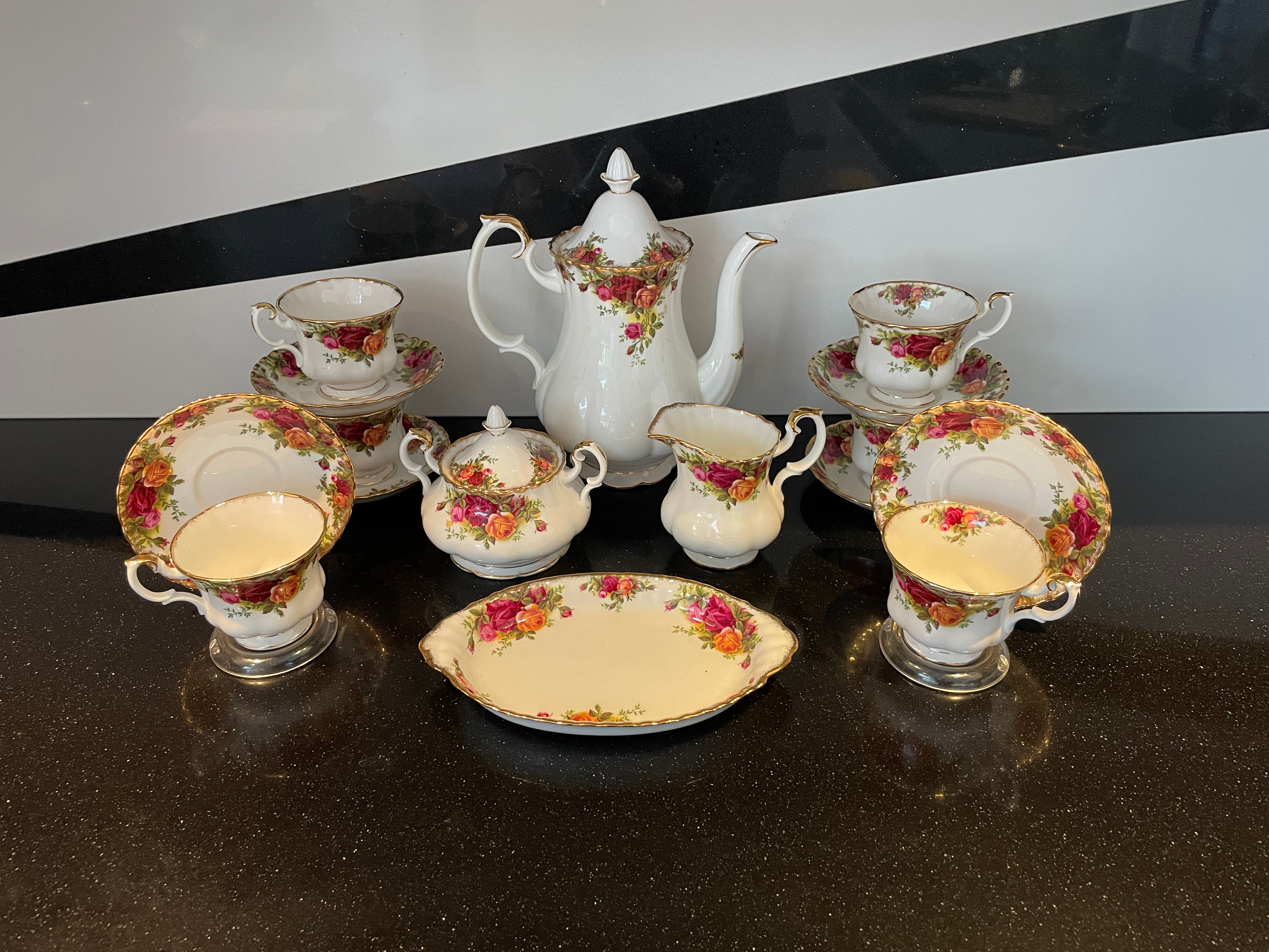 Lot 13 - Royal Albert China - Coffee Service