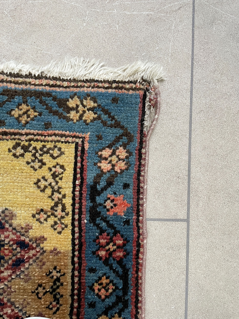Thumbnail: Lot 48 - Antique Malayer Wool Carpet 5ft. x 3ft. 4"