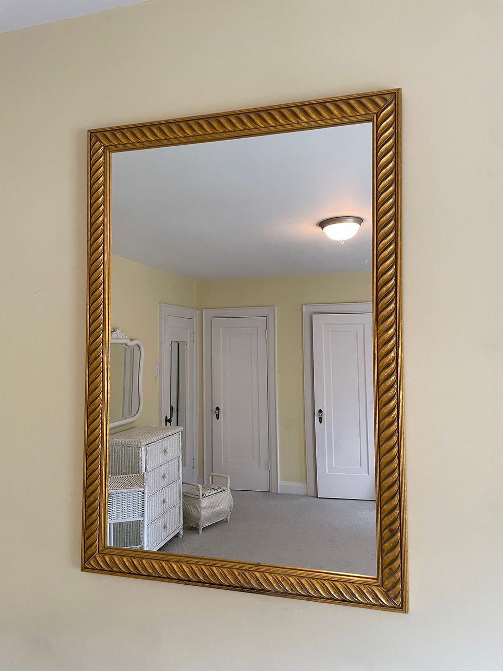 Lot 37 - Gold Framed Wall Mirror | Castle Content Sales