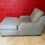 Thumbnail: Lot 27 - Grey Chaise w/ Studded Trim