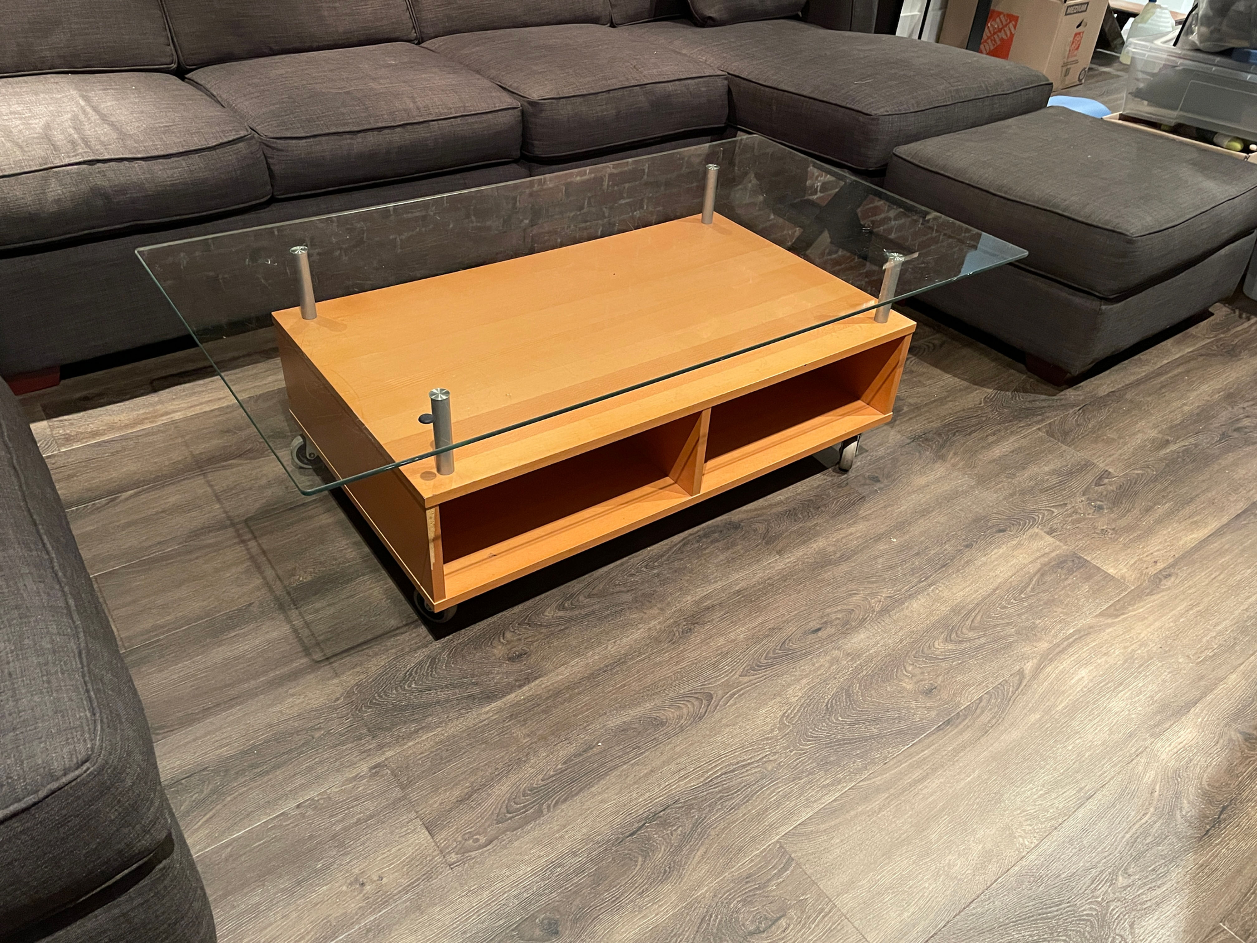 Lot 14 - Coffee Table - On Casters