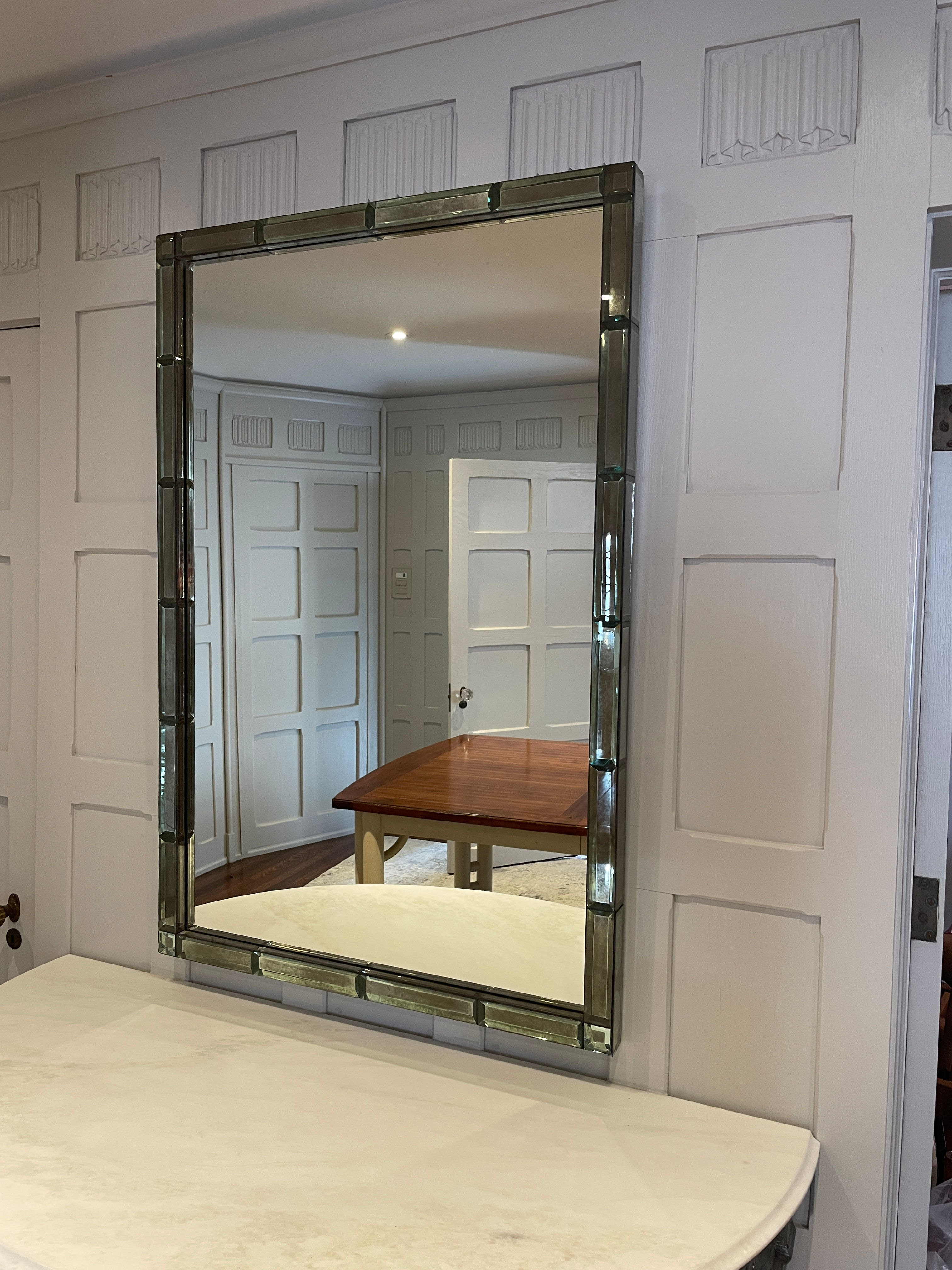 Lot 67 - Cristallo Mirror w/ Beveled Mirrored Frame (Retail $6,640)