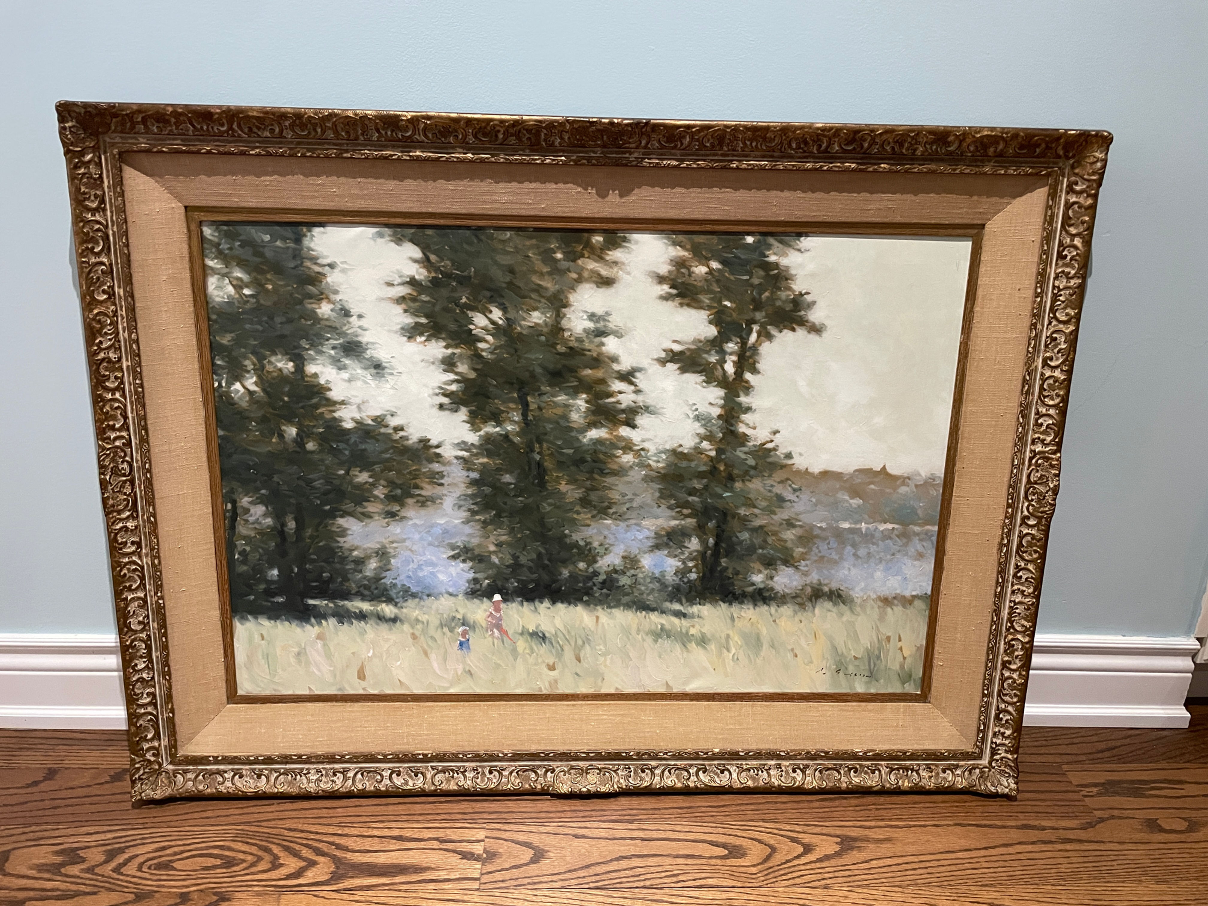 Lot 303 - Original Impressionist Landscape Painting by Andre Gisson