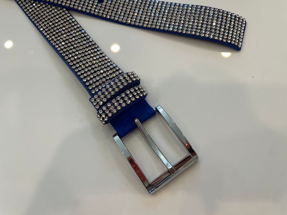 Thumbnail: Lot 90 - Ladies Fendi Belt & Rhinestone Belt (Retail $680)