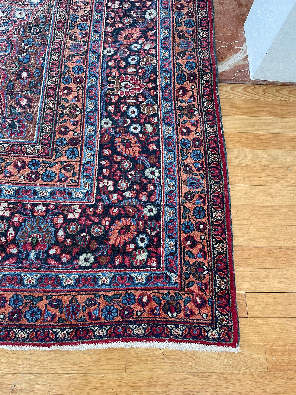Thumbnail: Lot 7 - Persian Mashad Antique Persian Carpet - Selling 'As Is'