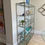 Thumbnail: Lot 92 - Glass & Chrome Etagere (Retail $1,600)