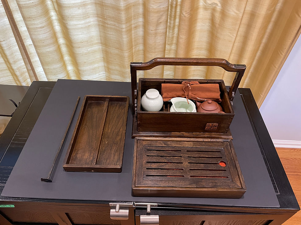 Thumbnail: Lot 8 - Antique Qing Dynasty Picnic Basket