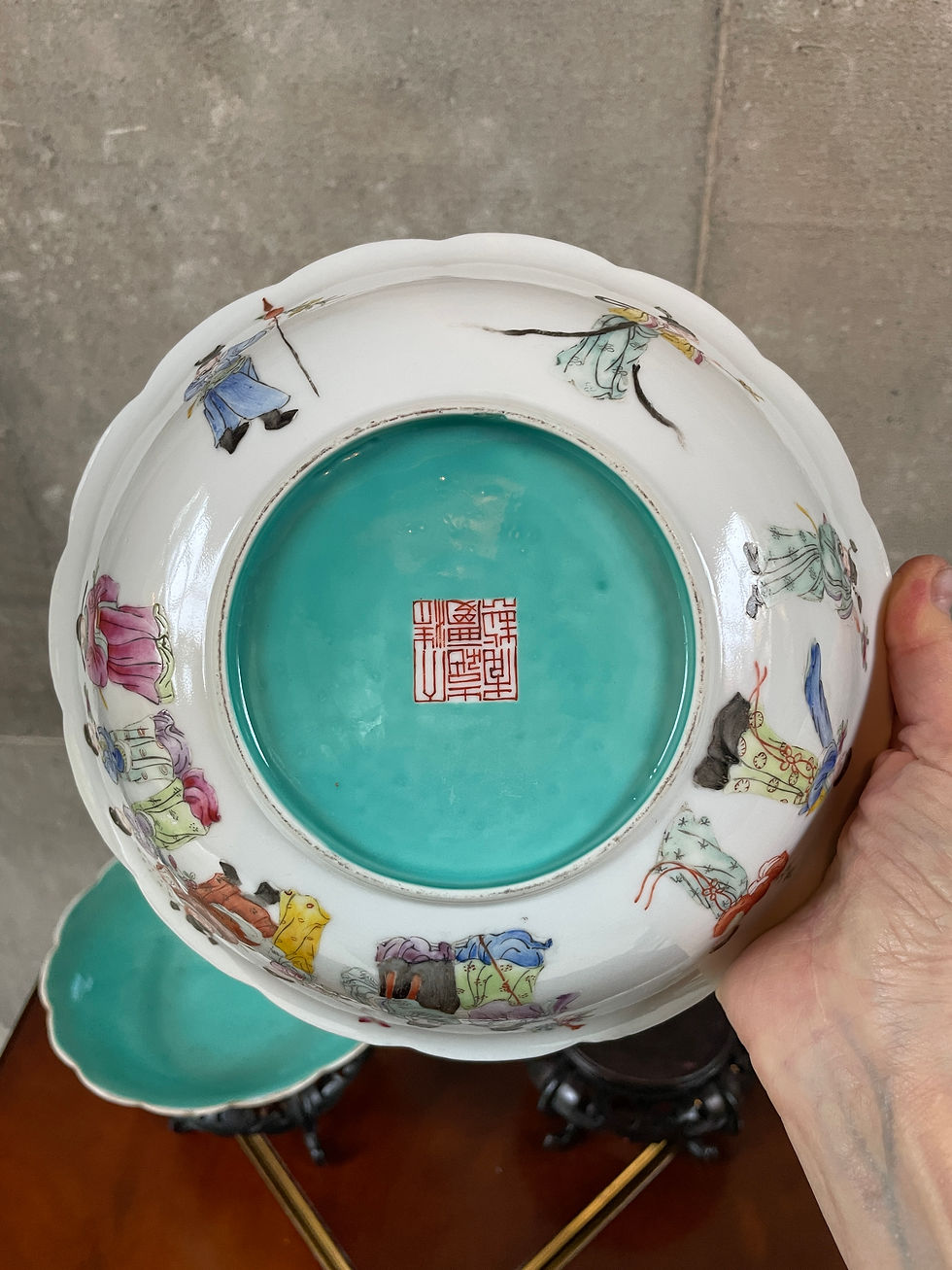 Thumbnail: Lot 63 - Vintage Asian Porcelain Bowls on Stands