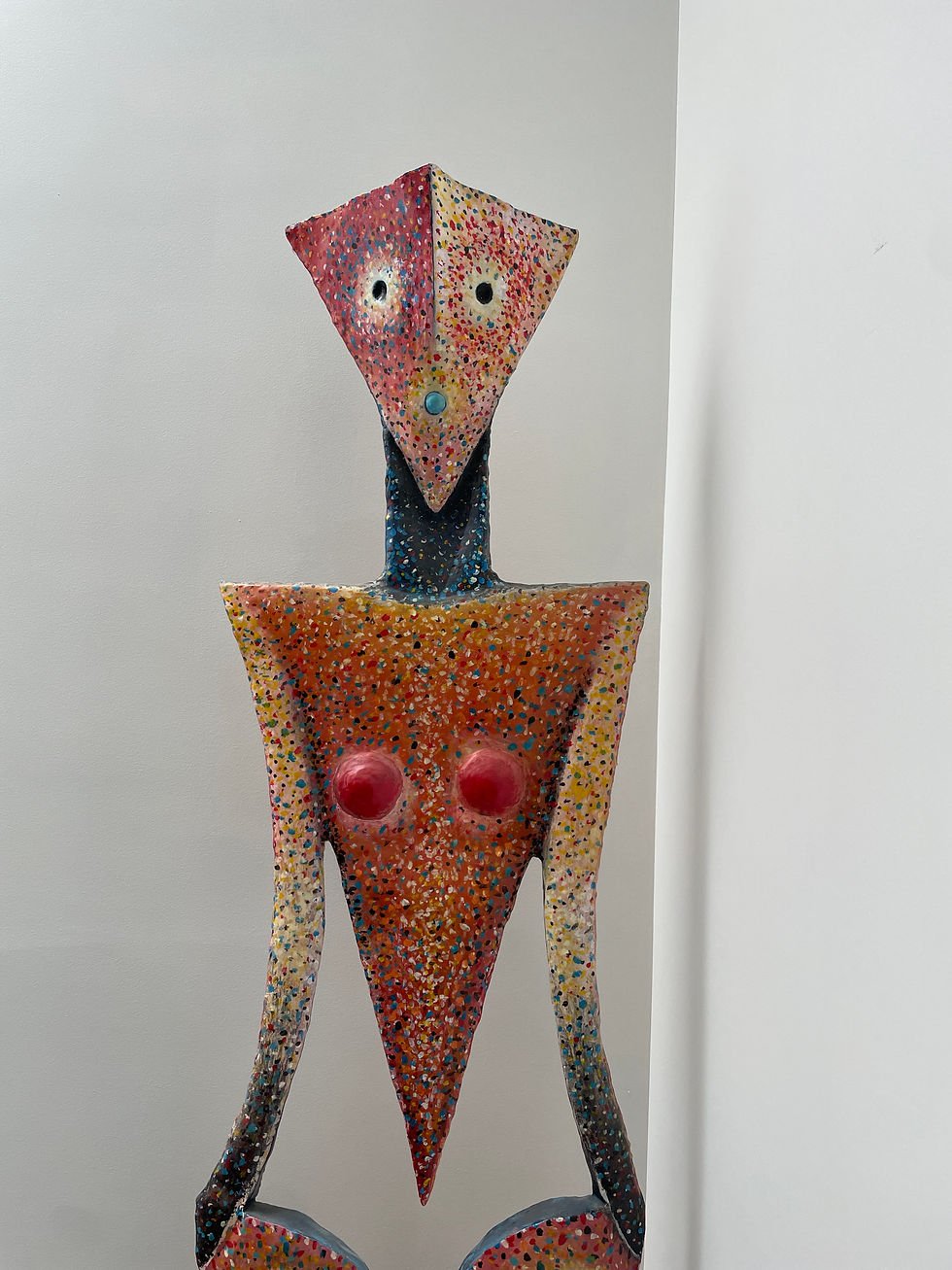 Thumbnail: Lot 60 - Metal Sculptural Figure (9ft. 8" Tall) by Rueben Zellermayer