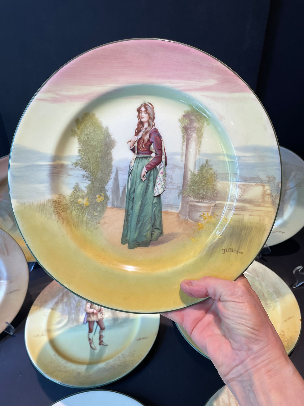 Thumbnail: Lot 31 - Antique Royal Doulton Plates x 11 - All Shakespearean Characters