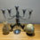 Thumbnail: Lot 64 - Candelabra/Ostrich Egg/Vase/Tray