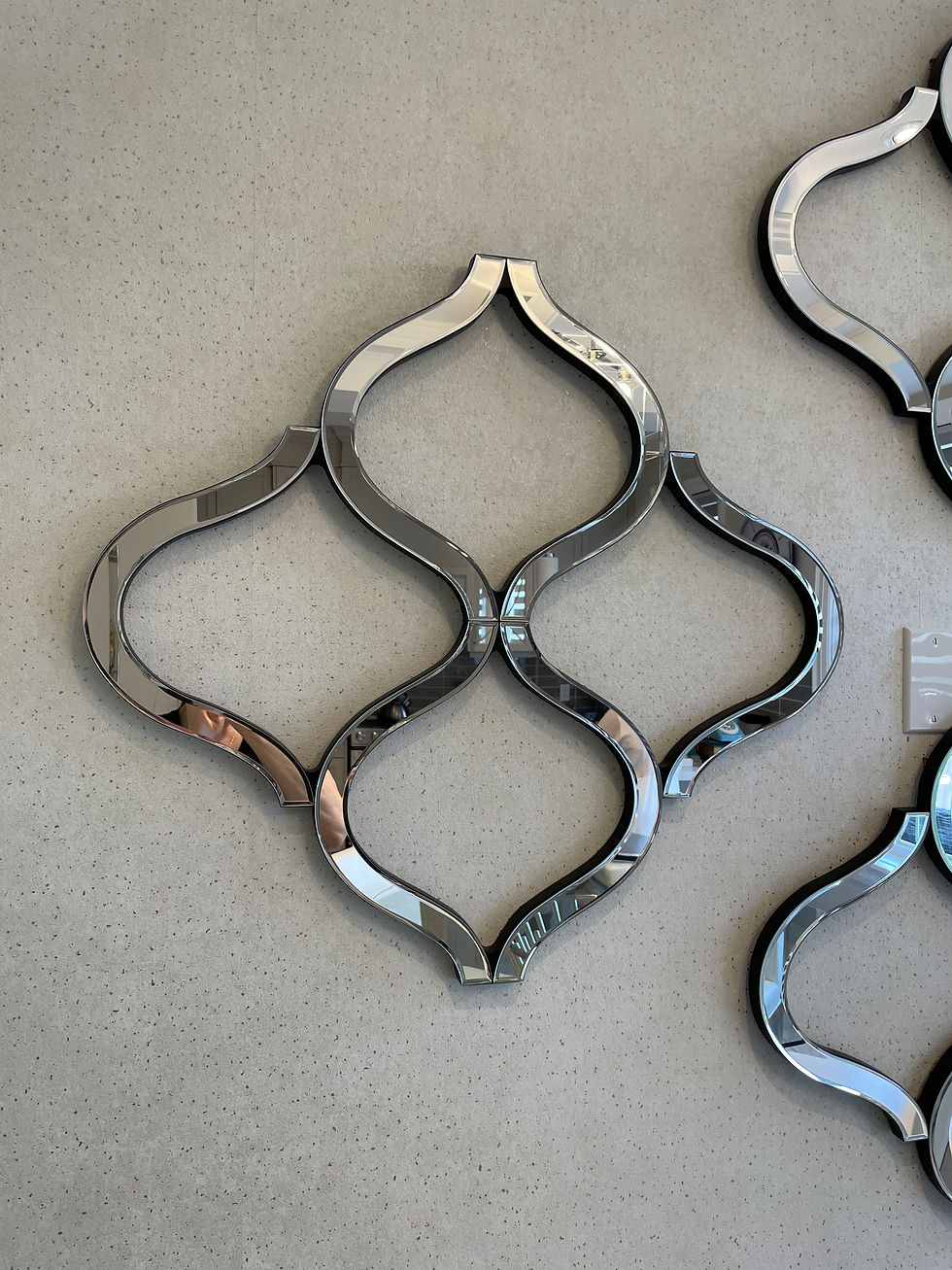 Thumbnail: Lot 94 - Mirrored Wall Decor X 4