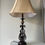 Thumbnail: Lot 106 - Metal Lamp w/ Silk Shade