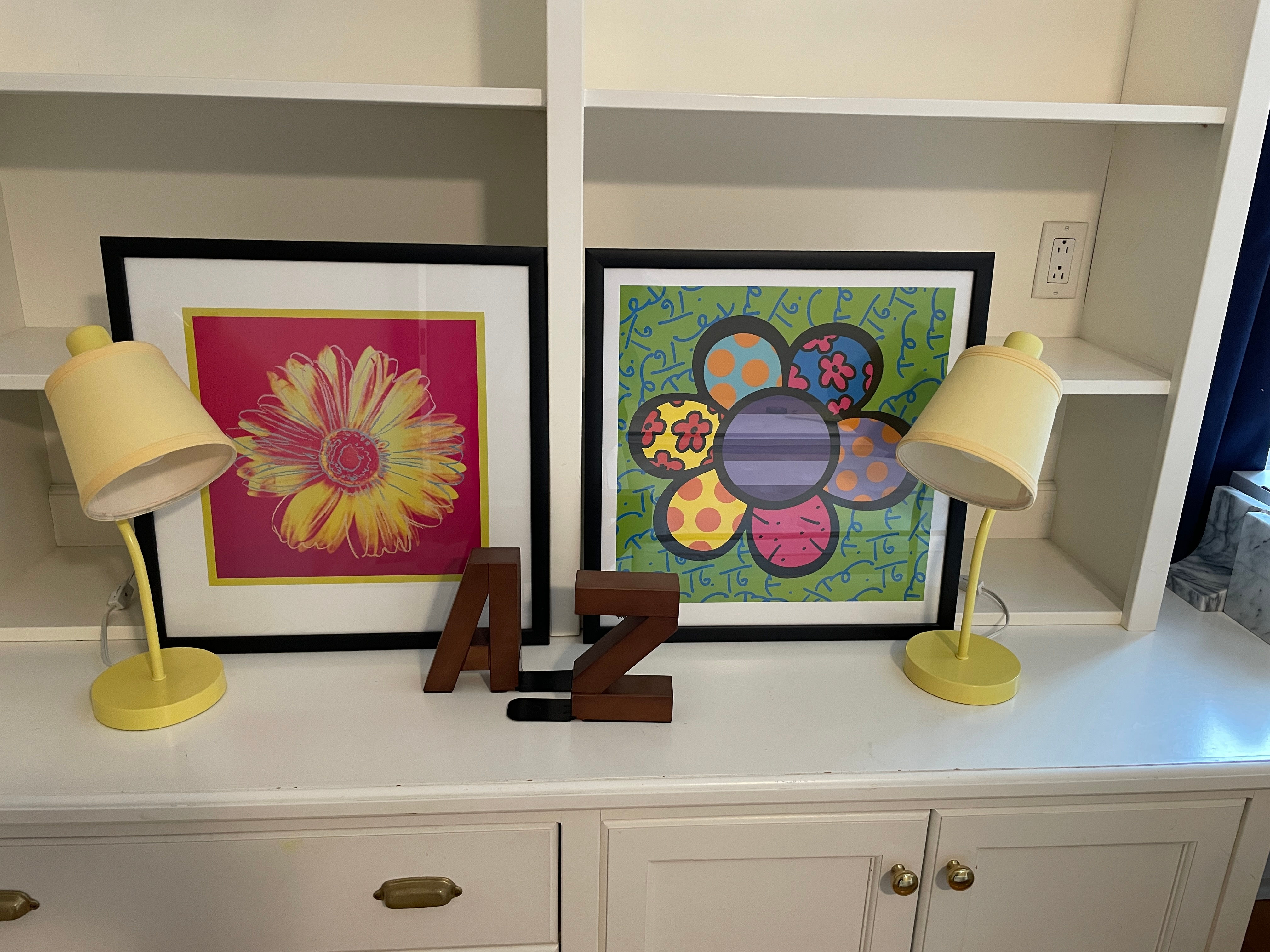 Lot 36 - Art/Bookends/Lamps