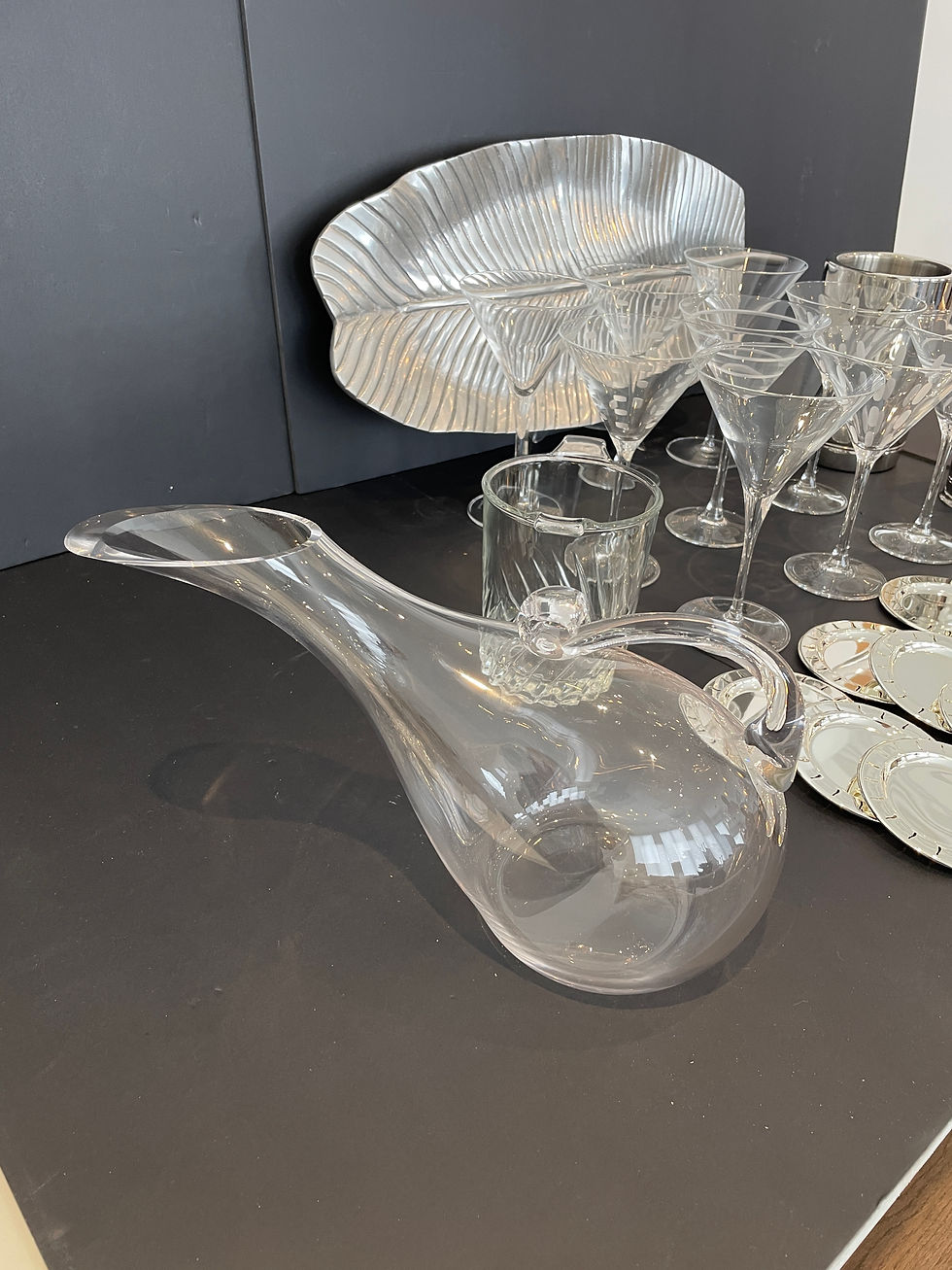 Thumbnail: Lot 78 - Mikasa Martini Glasses, Coasters, etc.