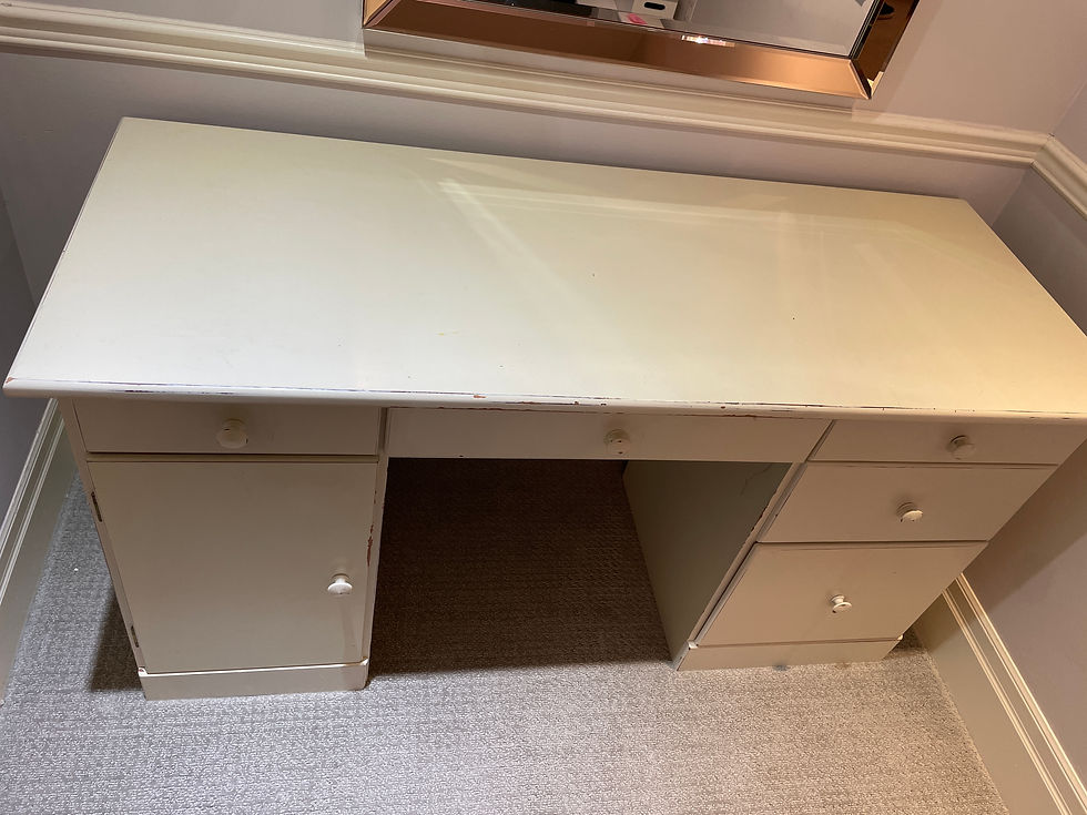 Thumbnail: Lot 30 - Distressed-Finish Desk