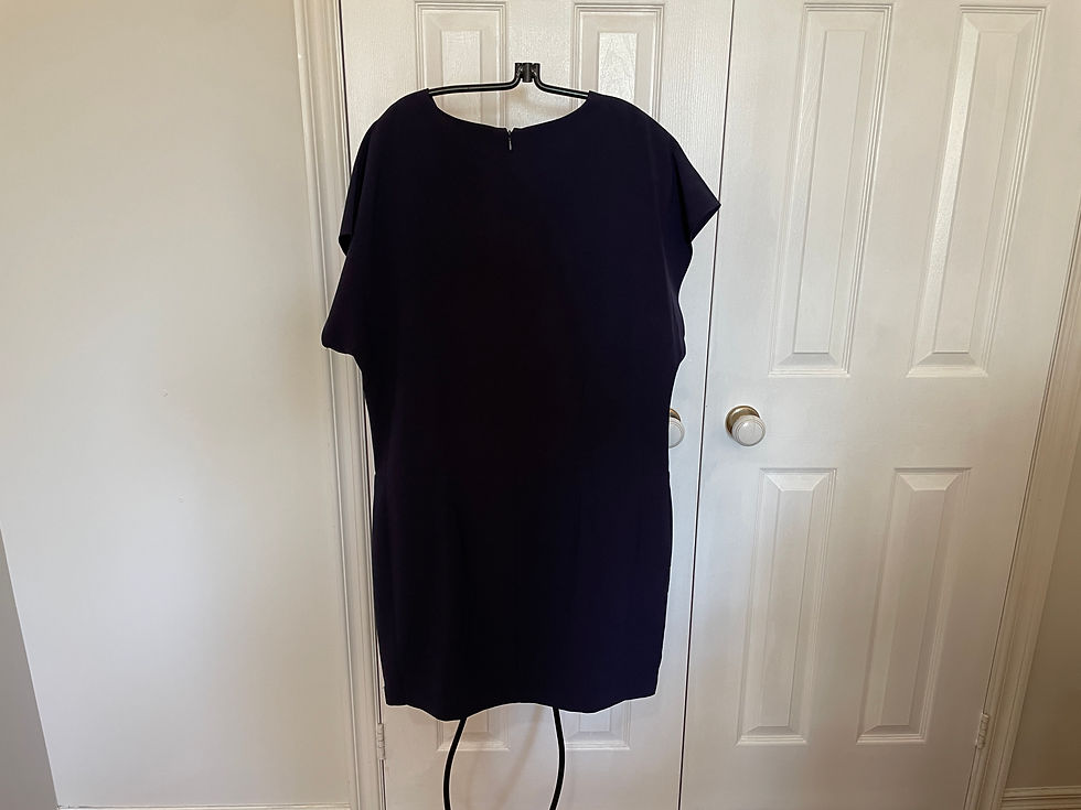 Thumbnail: Lot 38 - Halston Heritage Navy Dress (New)