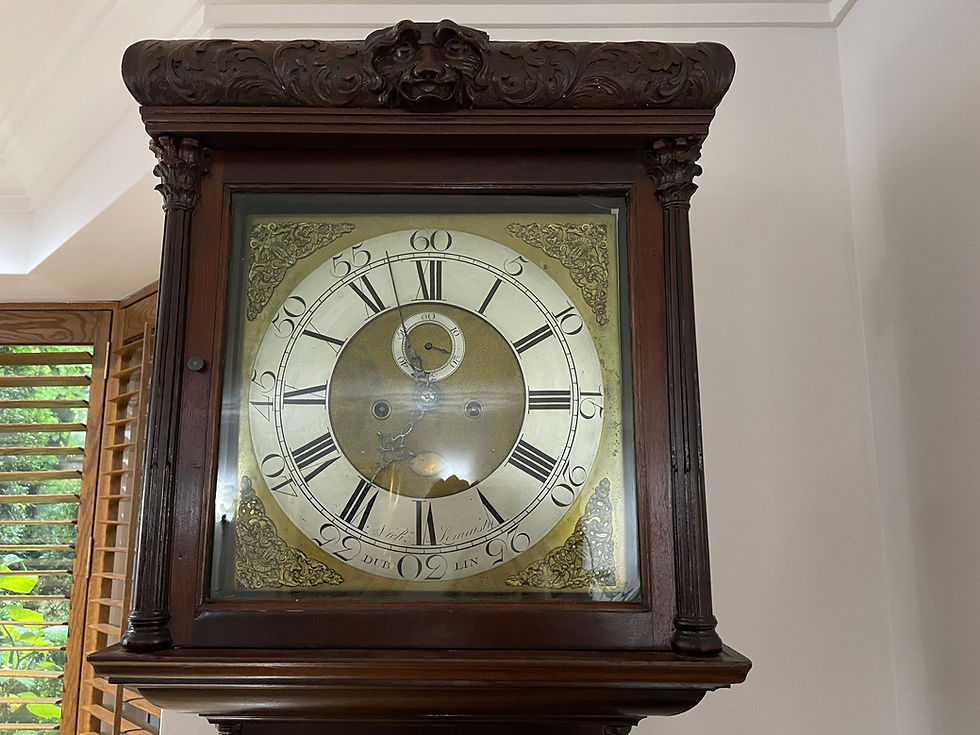 Thumbnail: Lot 84 - Antique Mahogany Grandfather Clock