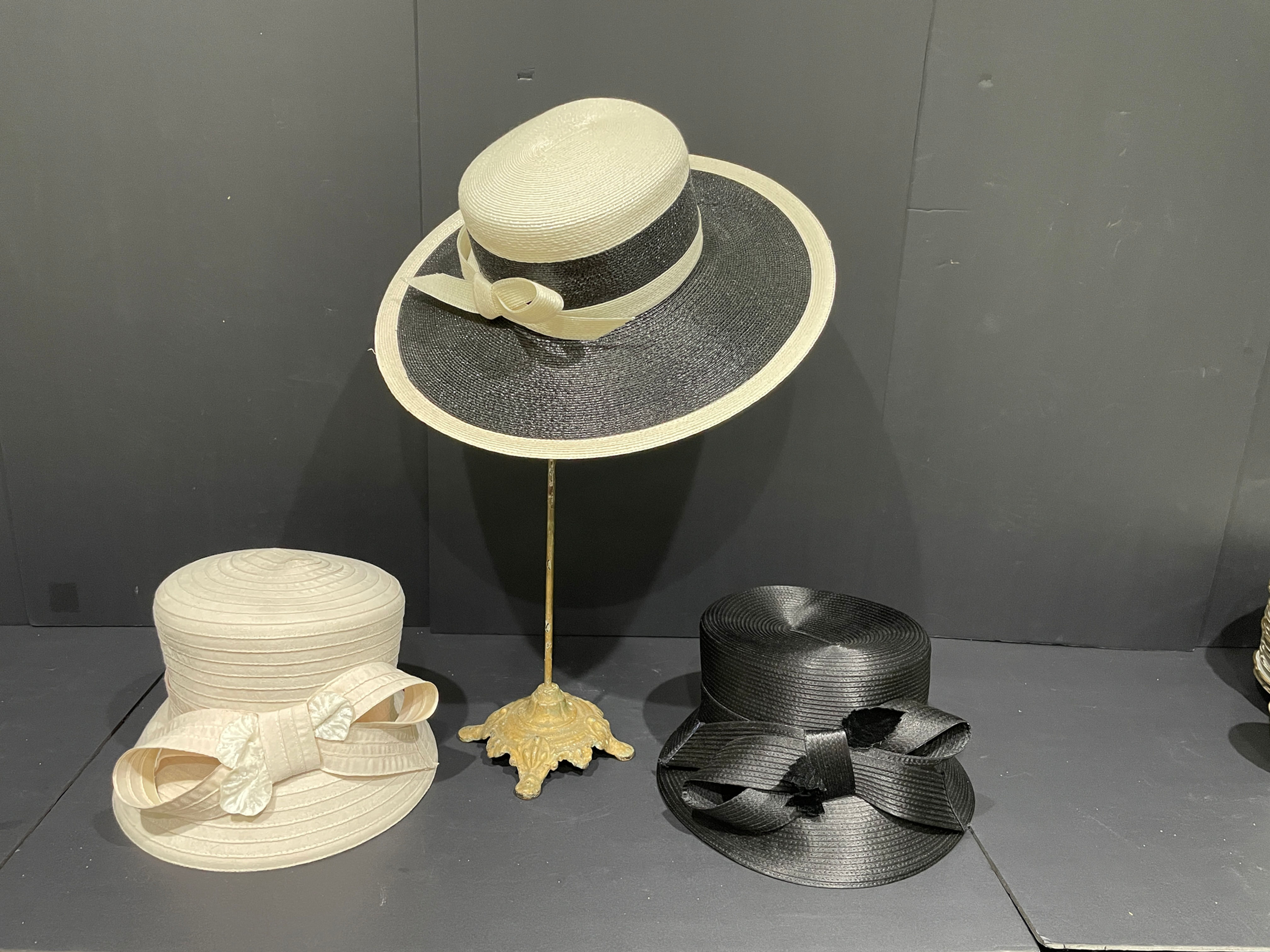Lot 91 - Summer Hats X 3 (Black & White) Retail $900.