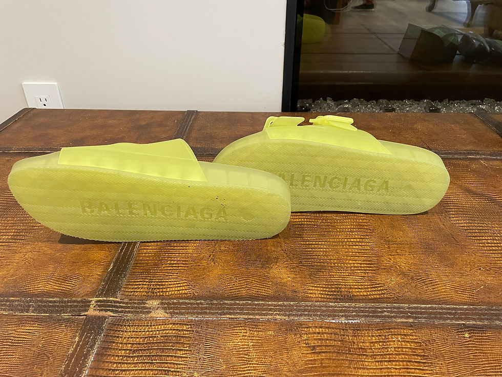 Thumbnail: Lot 60 - Men's Slides by Balenciaga (Size 11) Retail $600.