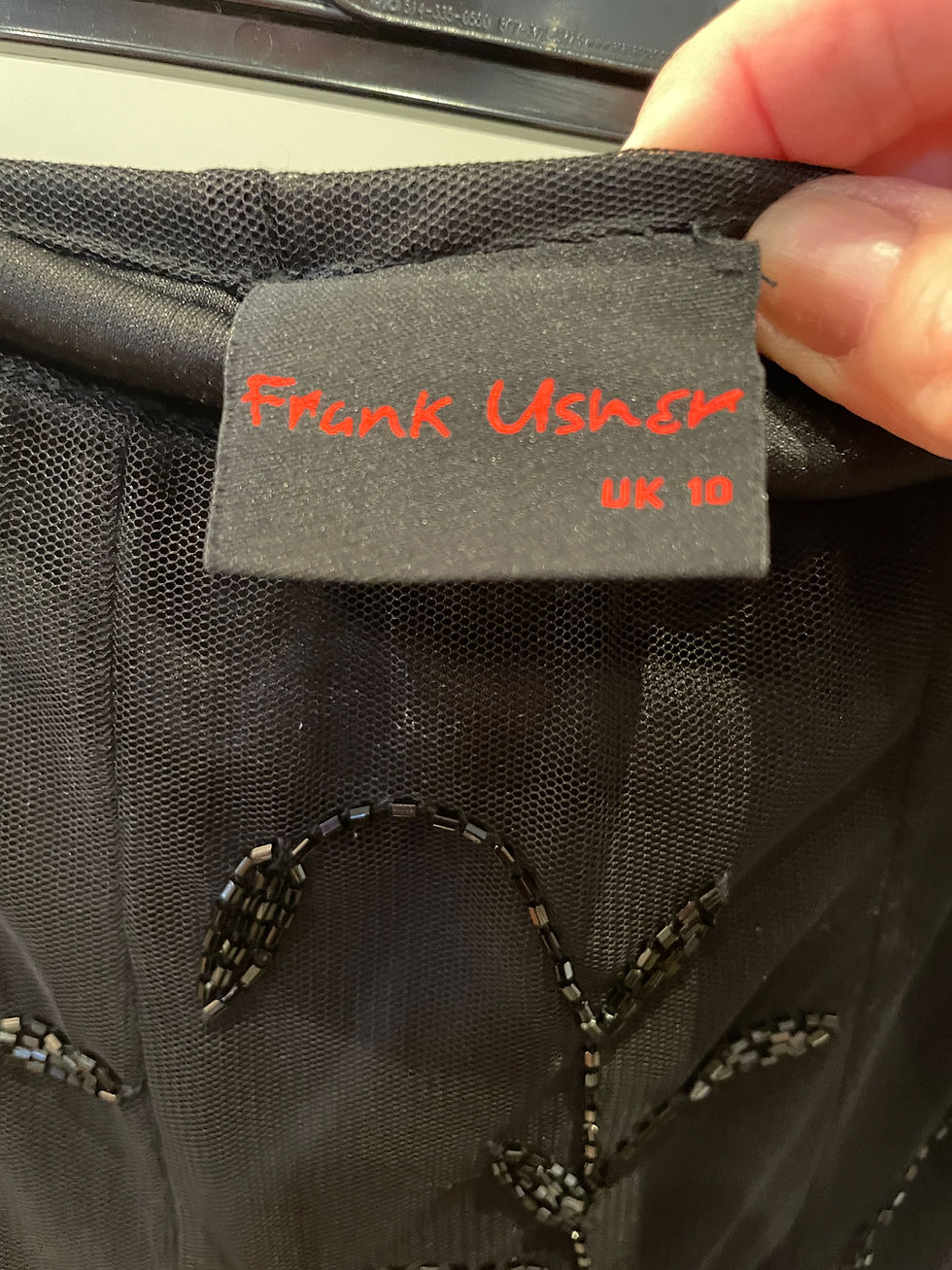 Thumbnail: Lot 95 - Black Tulle Skirt by Frank Usher