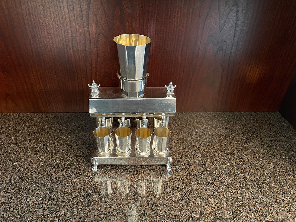 Thumbnail: Lot 64 - Sterling Silver Kiddush Fountain (Retail $3,200)