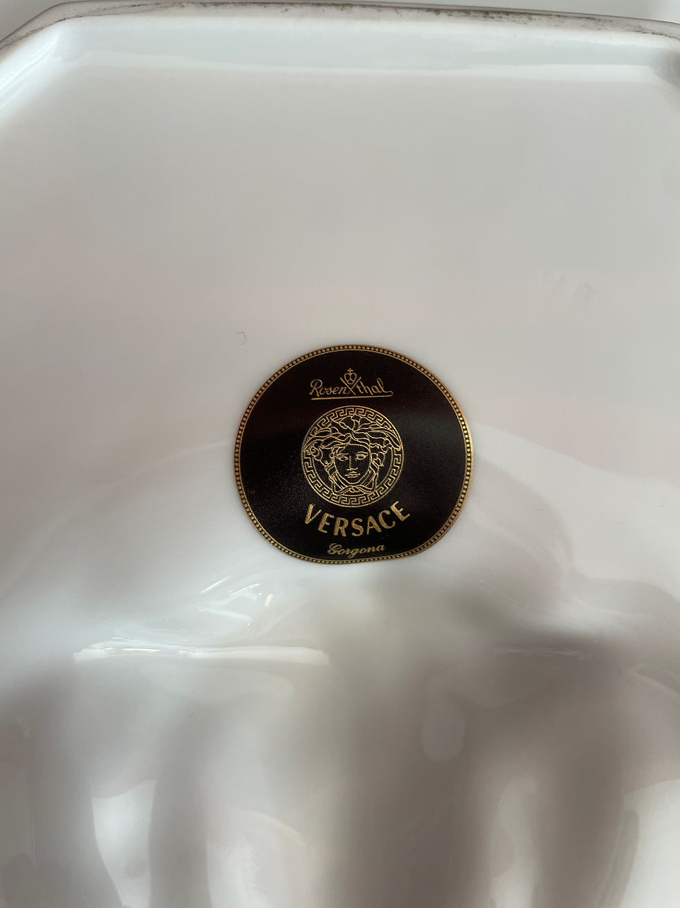 Thumbnail: Lot 106 - Versace Gorgona Bowl for Rosenthal on Stand (Retail $1,100)