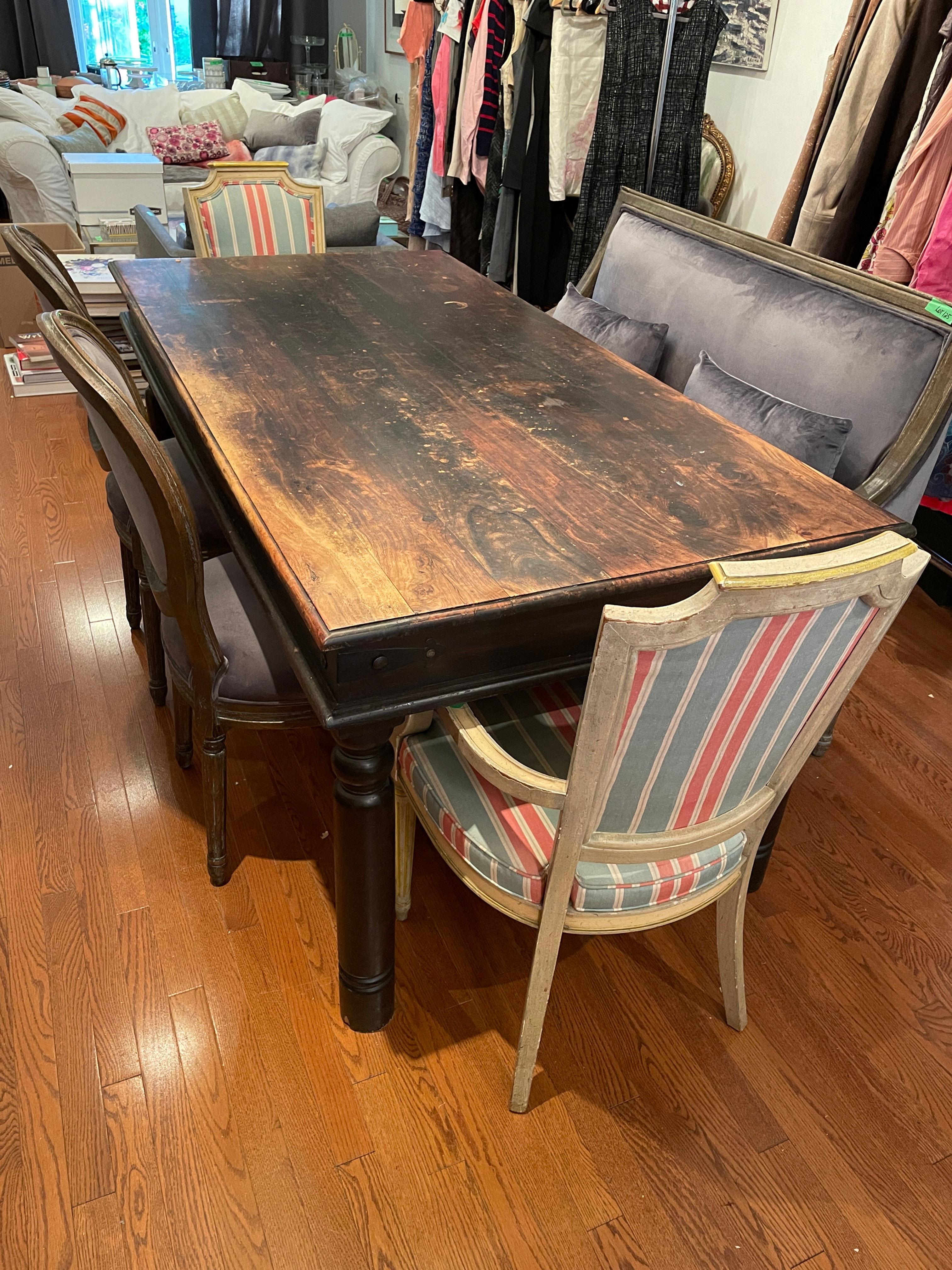 Lot 126 - Antique Harvest Table