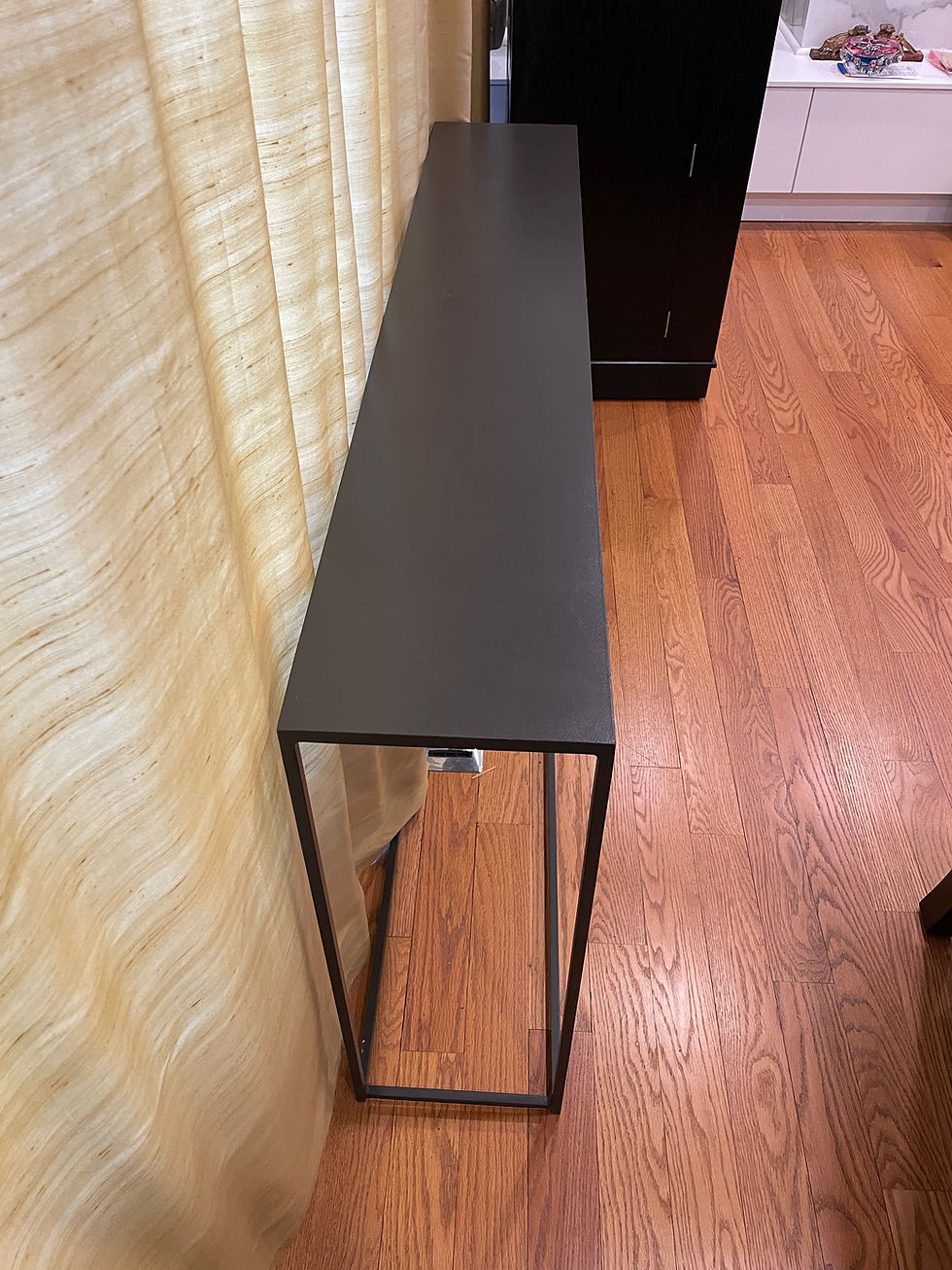 Thumbnail: Lot 9 - CB2 Sofa Table (Retail $1,000)