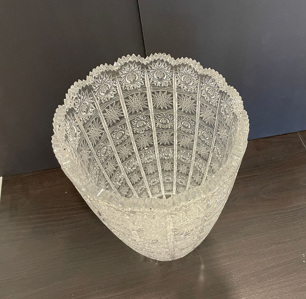 Thumbnail: Lot 133 - Bohemia Crystal Vase (New) Retail $800.
