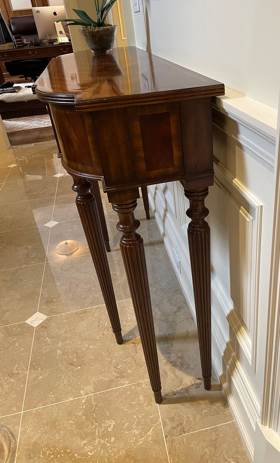 Thumbnail: Lot 16 - Maitland Smith Cornell Console (Retail $3,950)