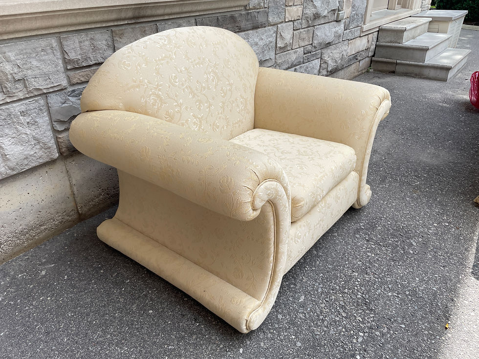 Thumbnail: Lot 19 - Vintage Arm Chair - Butter Yellow