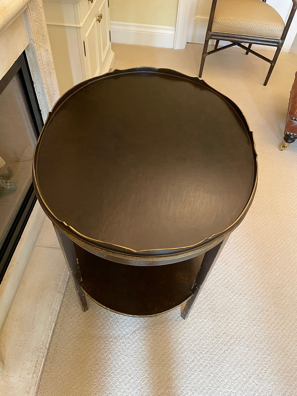 Thumbnail: Lot 51 - Antique Oval Occasional Table (Retail $1,300)