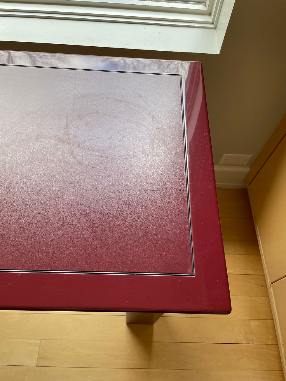 Thumbnail: Lot 23 - Console Table in Plum Colour