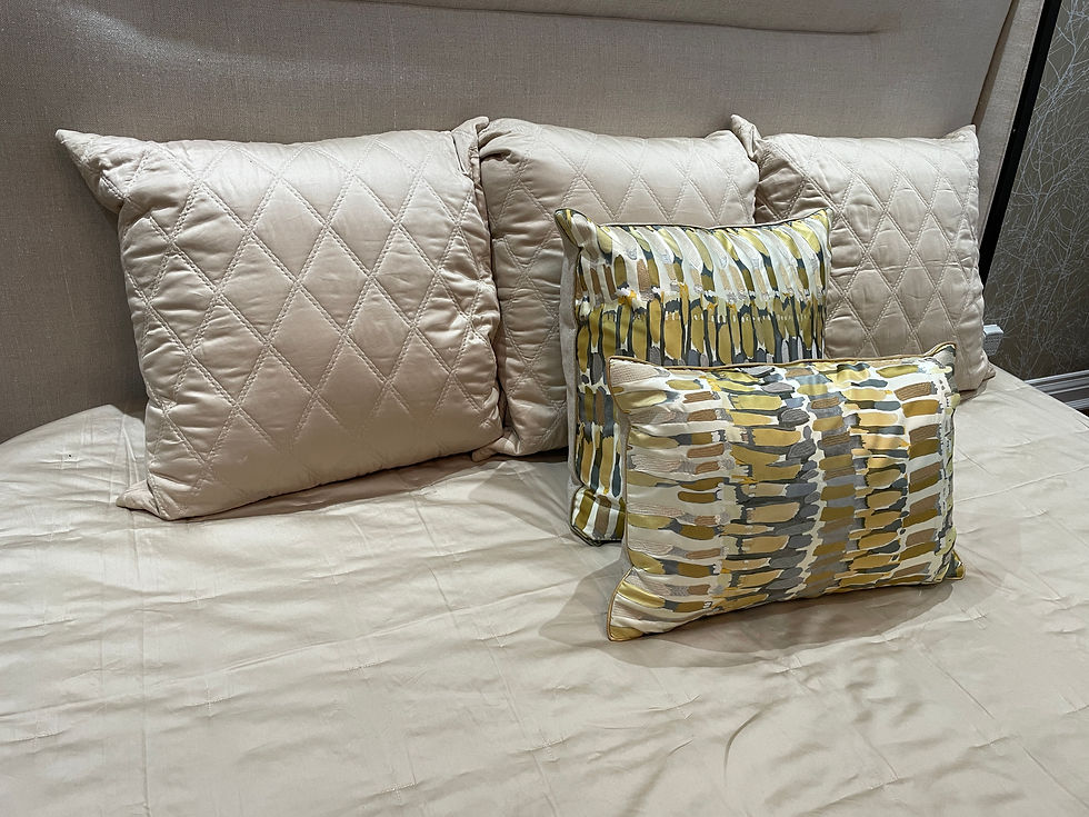 Thumbnail: Lot 85 - Italian Made King Coverlet, etc. (Retail $600)