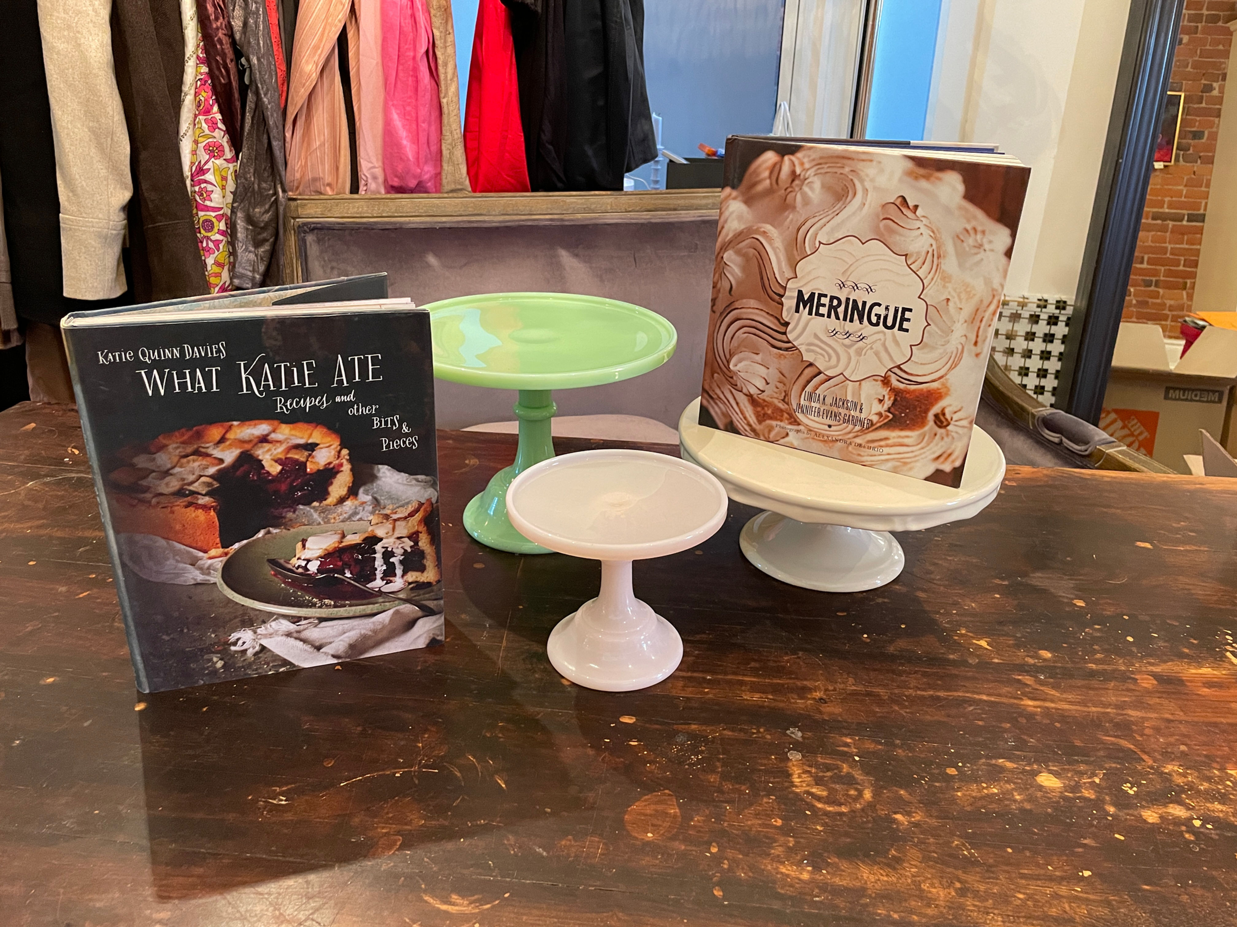 Lot 101 - 3 Cake Plates on Stands, etc. (Retail $250)