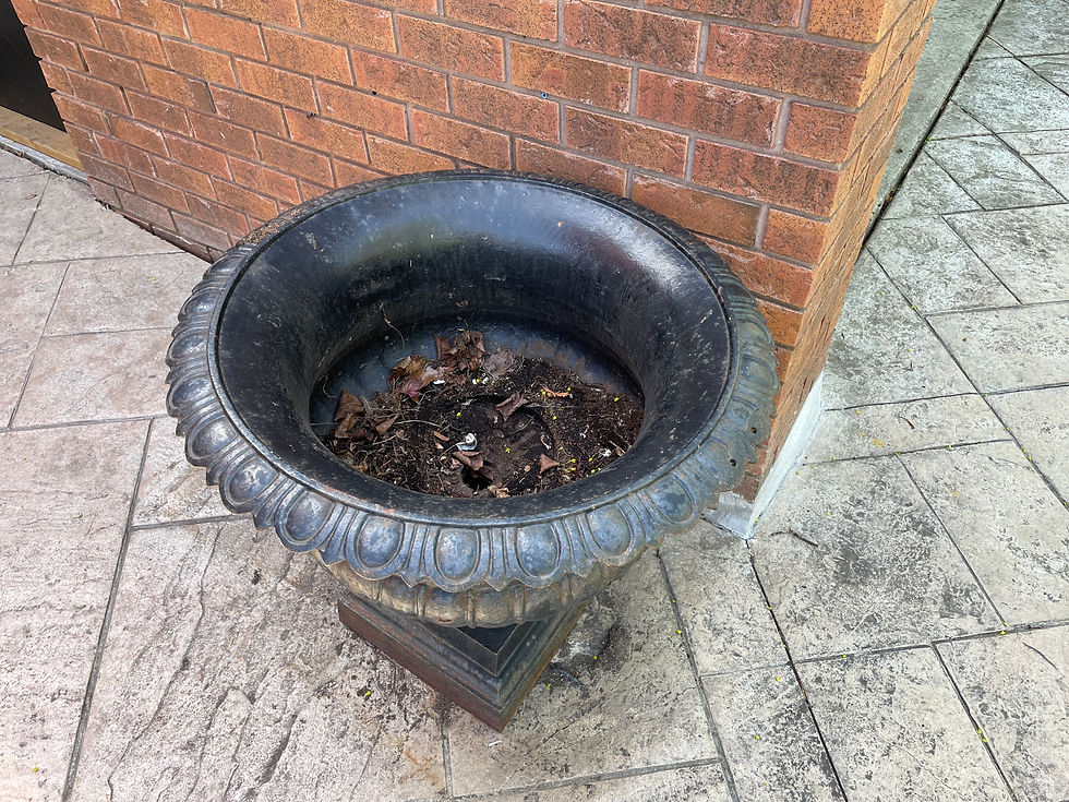 Thumbnail: Lot 16 - Large Cast Iron Urn (Retail $2,000)