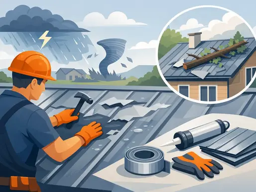 Metal Roof Storm Damage Repair Steps