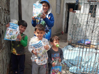 Projeto Classe de Boas Novas realiza entrega de doces para crianças em Colombo