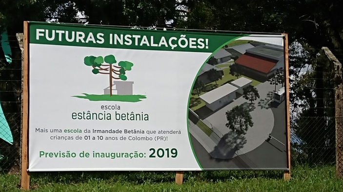 Começam as obras da Escola Estância Betânia